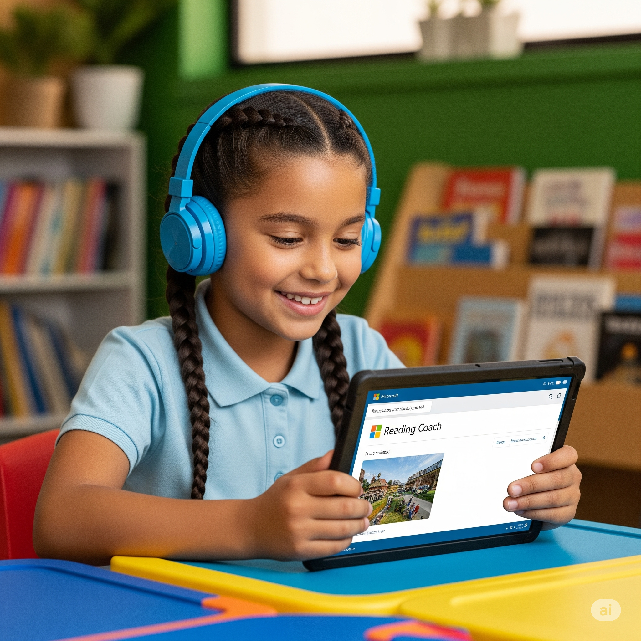 Microsoft Reading Coach lectura IA
