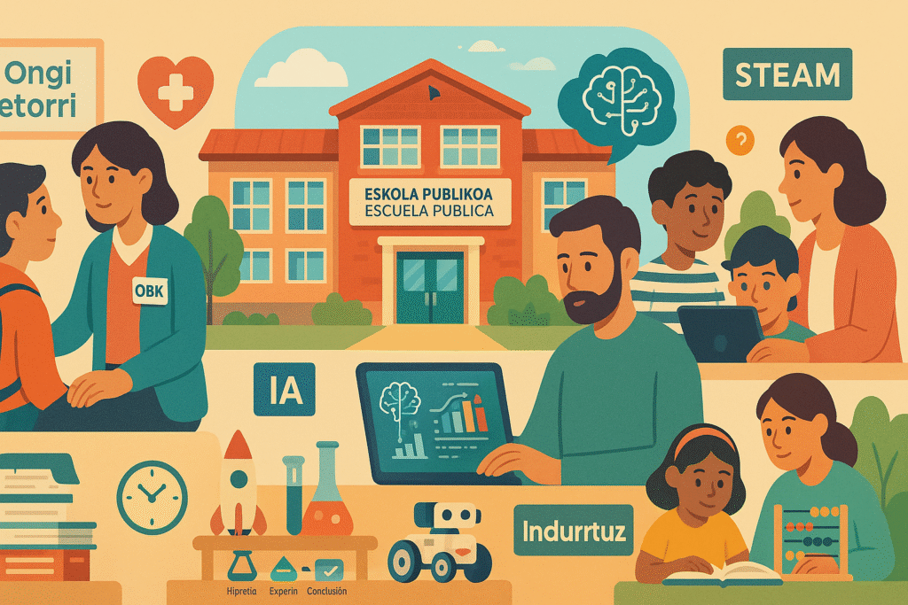 El curso 2025 2026 en la escuela vasca